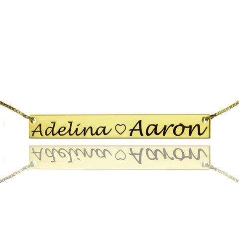 Name Bar Necklace